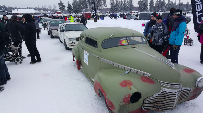 Illustration for article titled Sweden's 'Speed Weekend On Ice' Is Where Sanity Goes To Die And Axles Go To Break